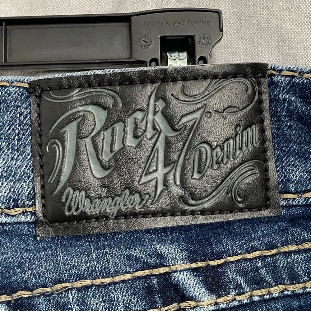 ROCK 47 by WRANGLER / Denim Slim Boot Cut Jeans Size 30x32